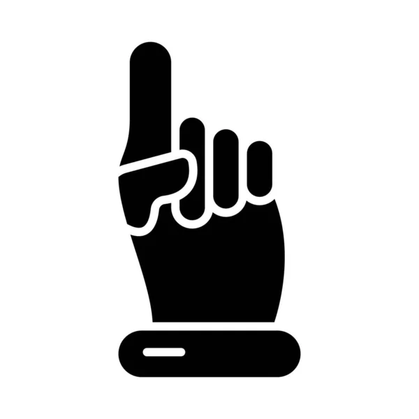 Διάνυσμα Χέρι Αφρού Εικονίδιο Glyph Για Προσωπική Και Εμπορική Χρήση — Διανυσματικό Αρχείο