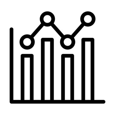 Kişisel ve Ticari Kullanım için Grafik Vektörü Kalın Çizgi Simgesi