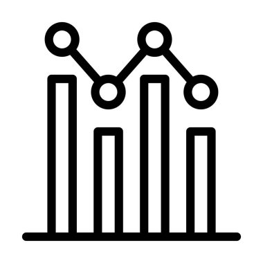 Kişisel ve Ticari Kullanım için Grafik Vektörü Kalın Çizgi Simgesi