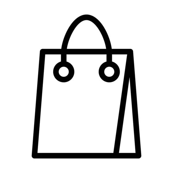 Shopping Vector Thick Line Icon Für Den Persönlichen Und Kommerziellen — Stockvektor
