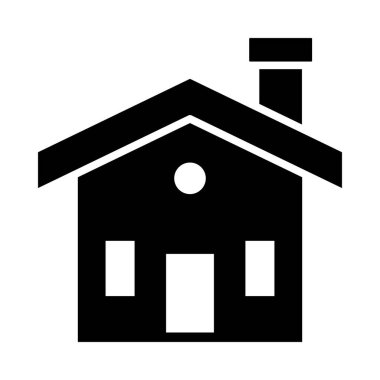 Kişisel ve Ticari Kullanım İçin Ev Vektörü Kabartma Simgesi