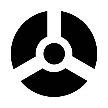 Kişisel ve Ticari Kullanım İçin Biyolojik Tehlike Vektör Sembolü