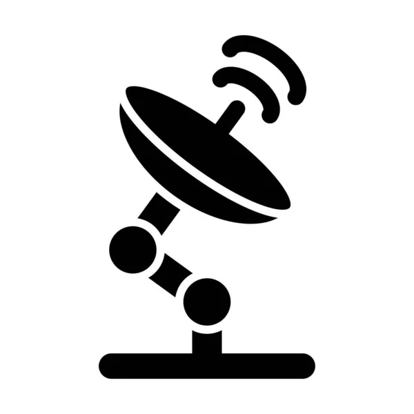 Telekomunikační Vektor Glyph Ikona Pro Osobní Komerční Použití — Stockový vektor