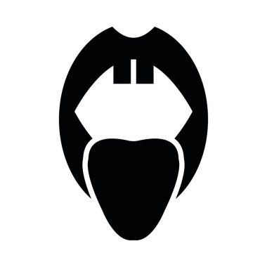 Kişisel ve ticari kullanım için Oral Vektör Kabartma Simgesi