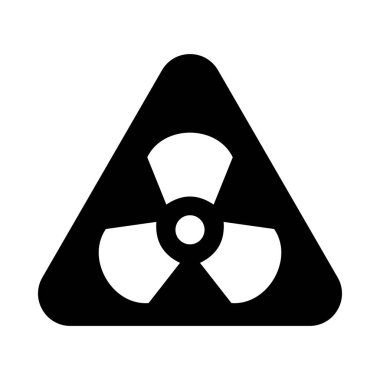 Kişisel ve Ticari Kullanım İçin Radyasyon Bölgesi Vektör Sembolü