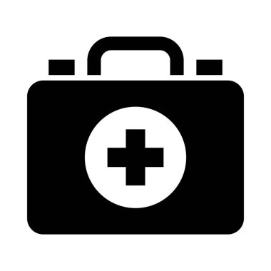 Kişisel ve ticari kullanım için ilk Yardım Kutusu Vektör Kabartma Simgesi