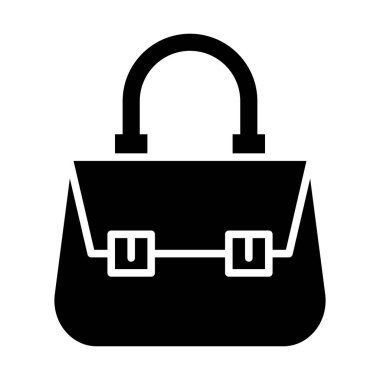 Kişisel ve Ticari Kullanım İçin Omuz Torbası Vektör Kabartma Simgesi