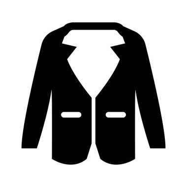 Kişisel ve ticari kullanım için Ceket Vektörü Kabartma Simgesi