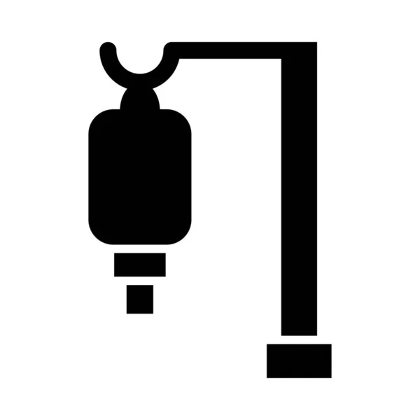 Medical Drip Vector Glyph Icon Für Den Persönlichen Und Kommerziellen — Stockvektor