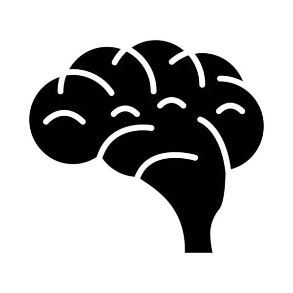 Икона Мозговой Вектор Личного Коммерческого Использования — стоковый вектор