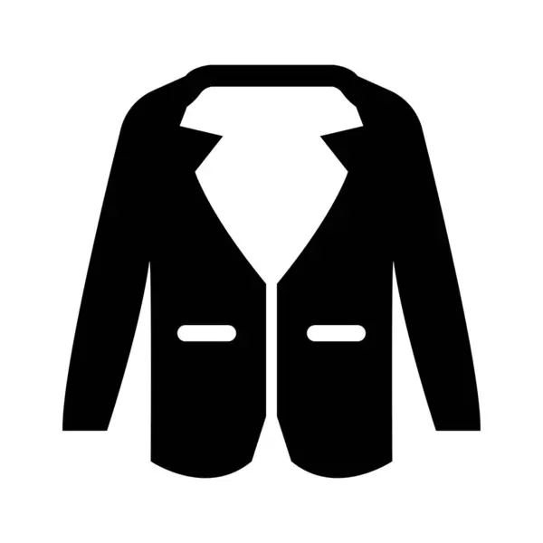 Coat Vector Glyph Icon Für Den Persönlichen Und Kommerziellen Gebrauch — Stockvektor