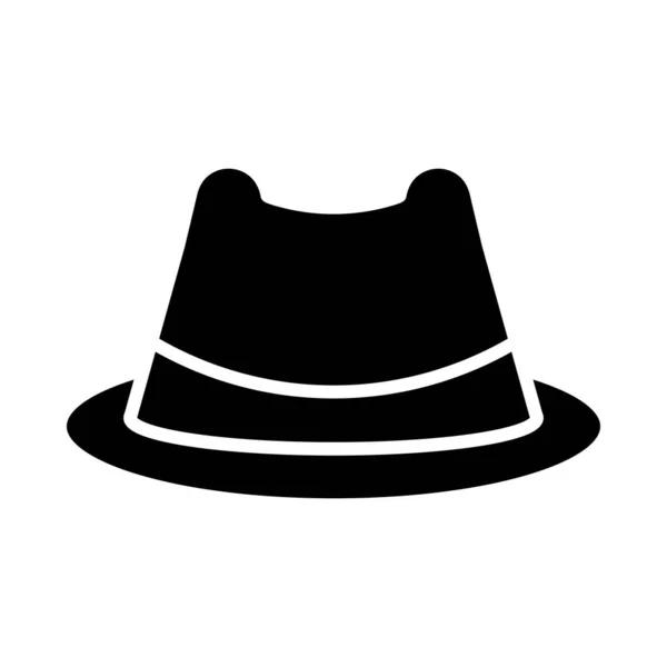 Icône Glyphe Vectorielle Chapeau Pour Usage Personnel Commercial — Image vectorielle