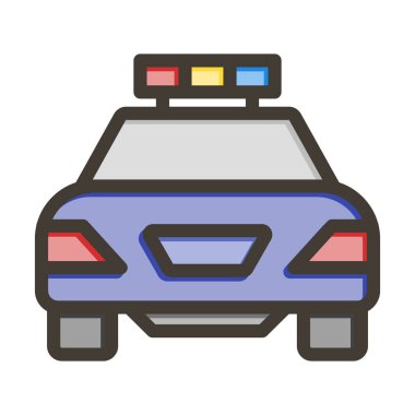 Polis Arabası Kalın Hattı Kişisel ve Ticari Kullanım İçin Renkleri Doldurdu