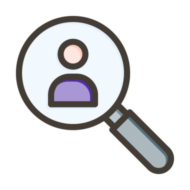 Antropoloji Kalın Çizgisi Kişisel ve Ticari Kullanım İçin Renkler Dolduruldu