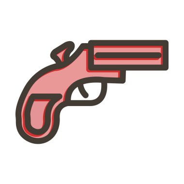 Fişek Kalın Çizgisi Kişisel ve Ticari Kullanım İçin Renklerle Dolu