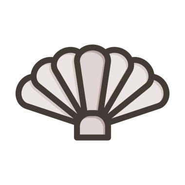 Kabuk Kalın Çizgisi Kişisel ve Ticari Kullanım İçin Renklerle Dolu