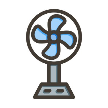 Yelpaze Kalın Çizgisi Kişisel ve Ticari Kullanım İçin Renklerle Dolu