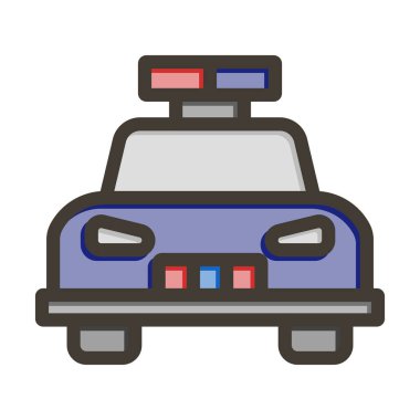Polis Arabası Kalın Hattı Kişisel ve Ticari Kullanım İçin Renkleri Doldurdu