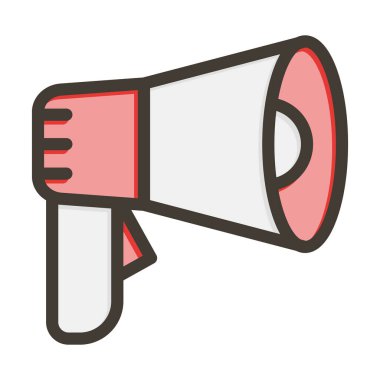 Gürültülü Hoparlör Kalın Çizgisi Kişisel ve Ticari Kullanım İçin Renklerle Dolu