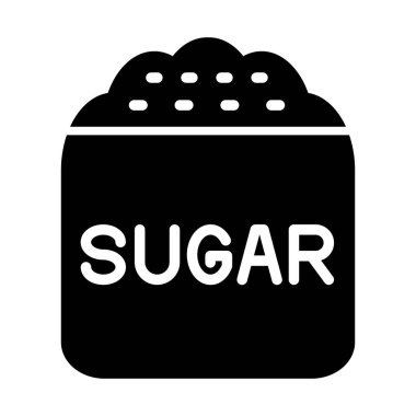 Kişisel ve ticari kullanım için Şeker Torbası Vektör Kabartma Simgesi