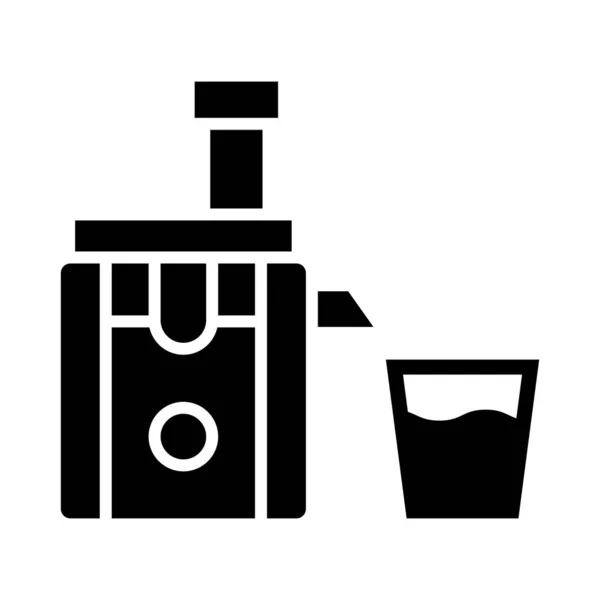 Juicer Vector Glyph Icon Para Uso Personal Comercial — Archivo Imágenes Vectoriales