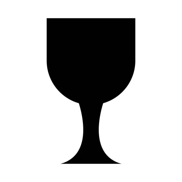 Goblet Vector Glyph Icon Personal Commercial Use — Stock Vector