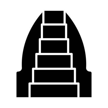 Kişisel ve ticari kullanım için Yürüteç Vektörü Glyph Simgesi