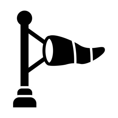 Kişisel ve Ticari Kullanım İçin Windsock Vektör Kabartma Simgesi