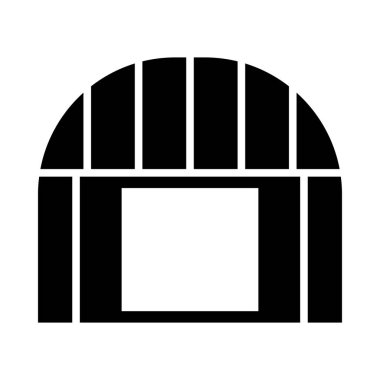 Kişisel ve ticari kullanım için Hangar Vektör Kabartma Simgesi