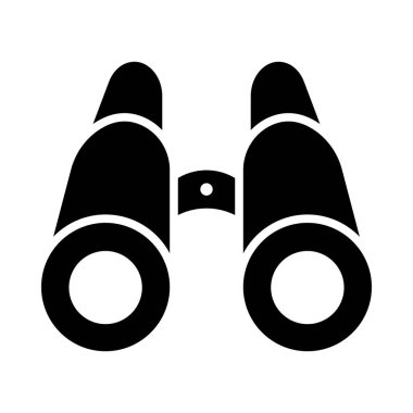 Kişisel ve Ticari Kullanım İçin Dürbün Vektör Kabartma Simgesi