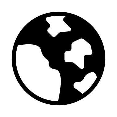 Kişisel ve Ticari Kullanım için Dünya Vektörü Kabartma Simgesi