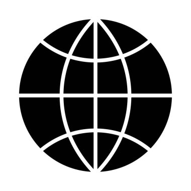 Kişisel ve Ticari Kullanım İçin Coğrafi Küre Vektör Sembolü