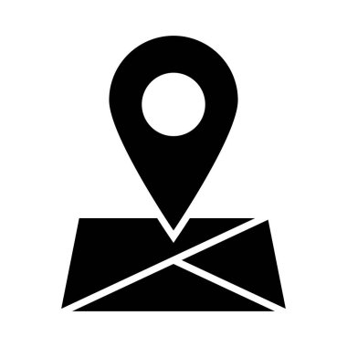 Kişisel ve ticari kullanım için GPS Vektör Kabartma Simgesi