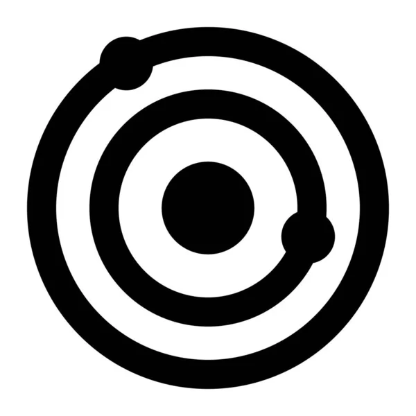 Icône Vectorielle Glyphe Orbite Pour Usage Personnel Commercial — Image vectorielle