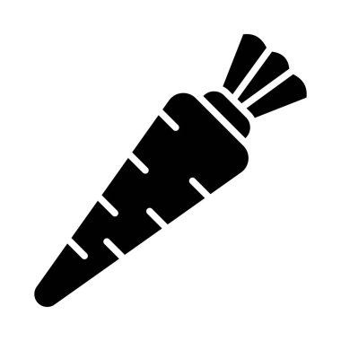 Kişisel ve ticari kullanım için Havuç Vektörü Kabartma Simgesi