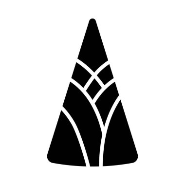 Kişisel ve ticari kullanım için Bambu Çekirdek Vektör Kabartma Simgesi