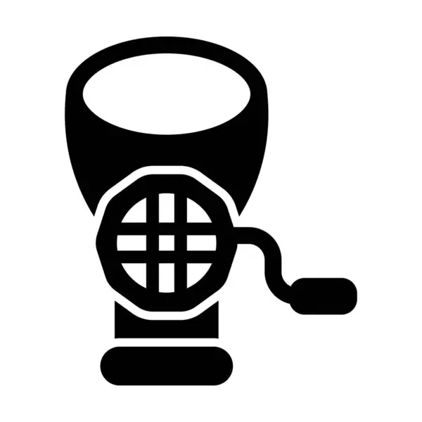Mincer Vector Glyph Icon Για Προσωπική Και Εμπορική Χρήση — Διανυσματικό Αρχείο