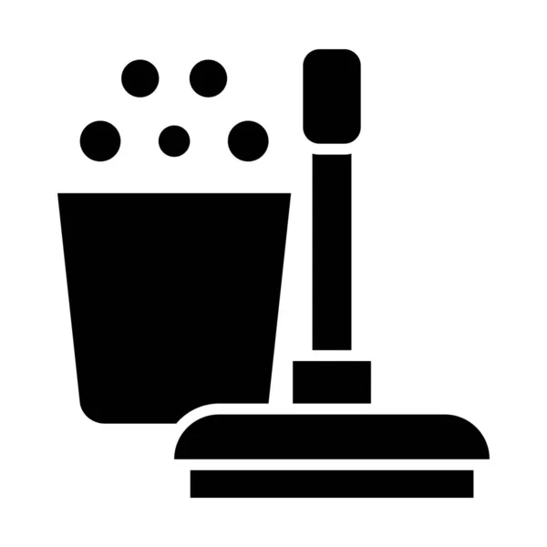 Reinigungswerkzeuge Vector Glyph Icon Für Den Persönlichen Und Kommerziellen Gebrauch — Stockvektor