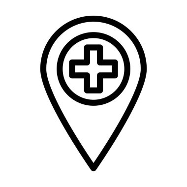 Kişisel ve ticari kullanım için Hidroterapi Vektör Kalın Çizgi Simgesi