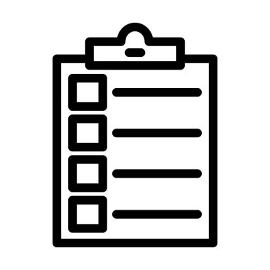 Kişisel ve ticari kullanım için Pano Vektör Kalın Çizgi Simgesi