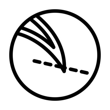 Kişisel ve ticari kullanım için Vektör Kalın Çizgi Simgesi Kesme