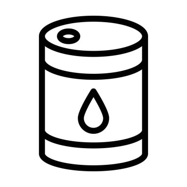 Kişisel ve ticari kullanım için Yağ Vektörü Kalın Çizgi Simgesi