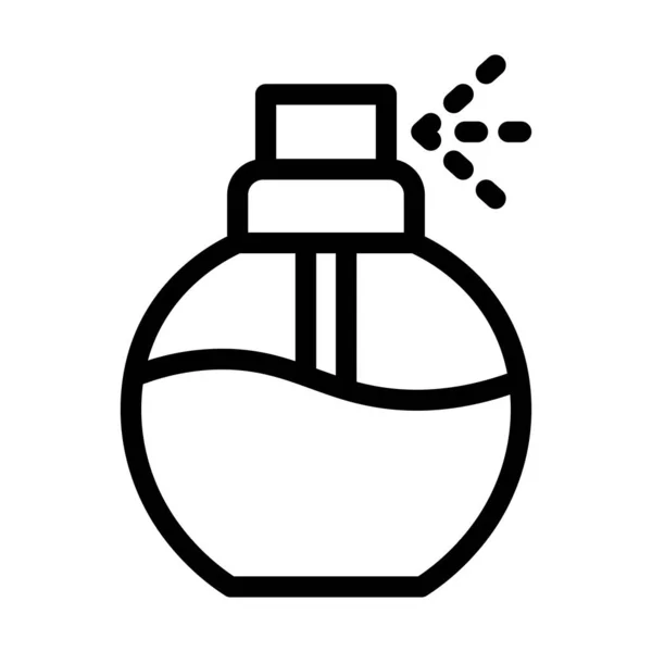 Parfüm Vector Thick Line Icon Für Den Persönlichen Und Kommerziellen — Stockvektor