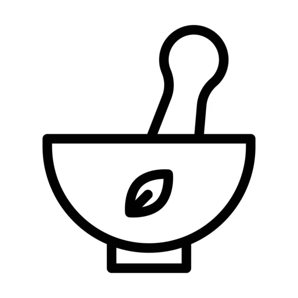 Spice Vector Thick Line Icon Personal Commercial Use — 스톡 벡터