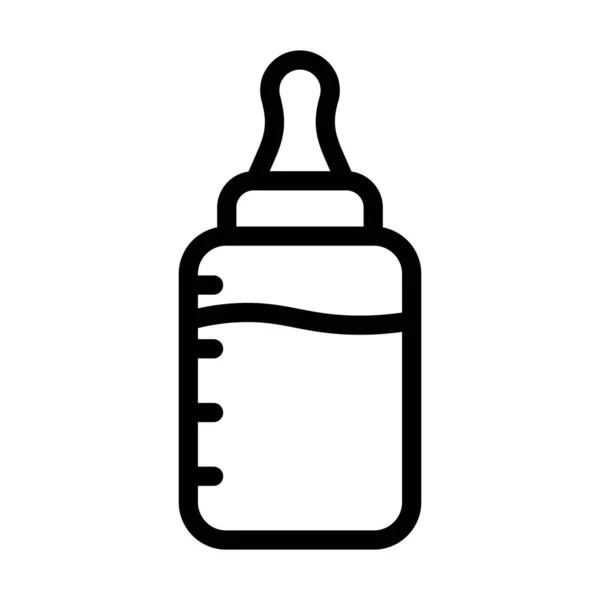Babyprodukte Vector Thick Line Icon Für Den Persönlichen Und Kommerziellen — Stockvektor