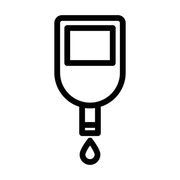 Zuckermaschine Vector Thick Line Icon Für Den Persönlichen Und Kommerziellen — Stockvektor
