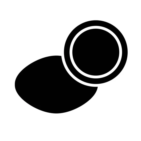 Icône Glyphe Vectorielle Noix Coco Pour Usage Personnel Commercial — Image vectorielle