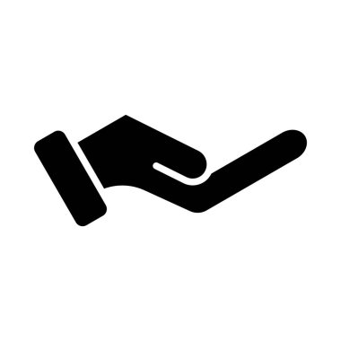 Kişisel ve Ticari Kullanım İçin El Vektörü Kabartma Simgesi