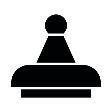 Kişisel ve ticari kullanım için Pul Vektörü Glyph Simgesi