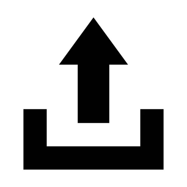 Sube Vector Glyph Icon Para Uso Personal Comercial — Vector de stock